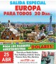 Paquetes turísticos completos a Europa desde Buenos Aires Argentina  